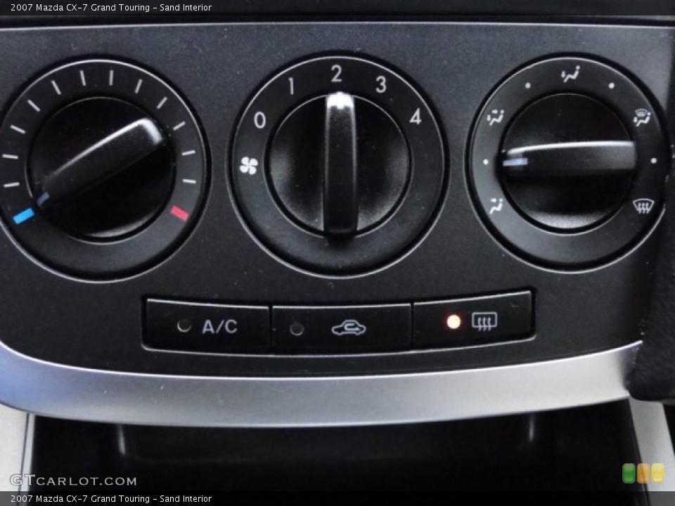 Sand Interior Controls for the 2007 Mazda CX-7 Grand Touring #75667446
