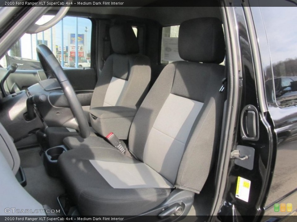 Medium Dark Flint Interior Front Seat for the 2010 Ford Ranger XLT SuperCab 4x4 #75667509