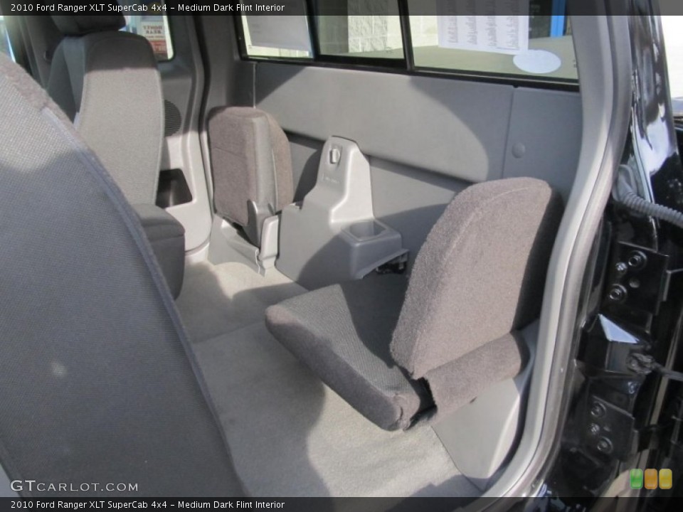 Medium Dark Flint Interior Rear Seat for the 2010 Ford Ranger XLT SuperCab 4x4 #75667515