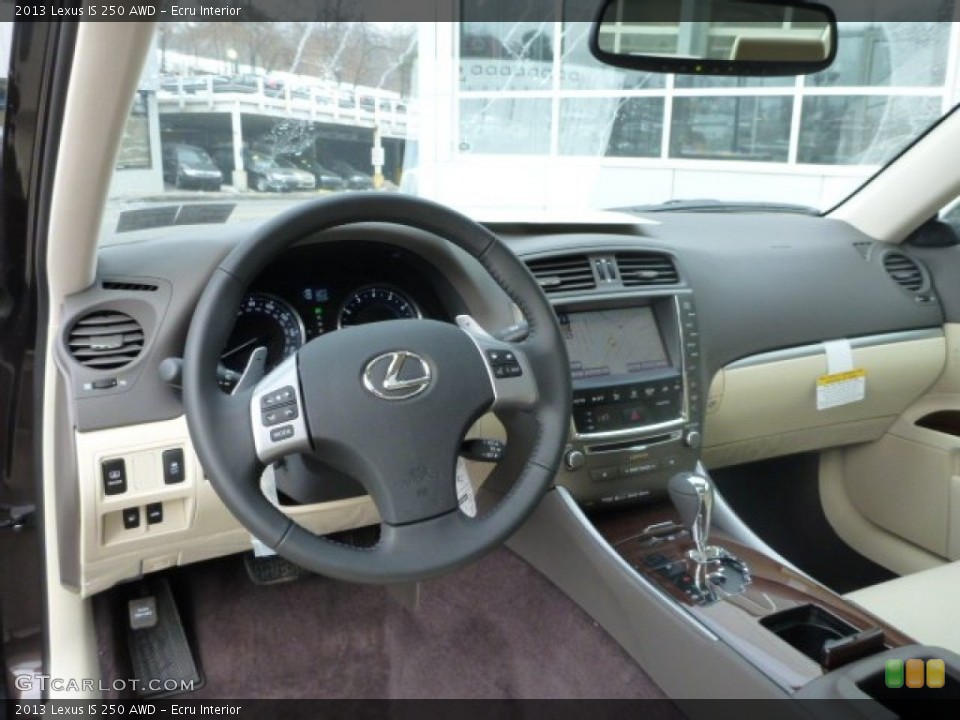 Ecru Interior Dashboard for the 2013 Lexus IS 250 AWD #75668475