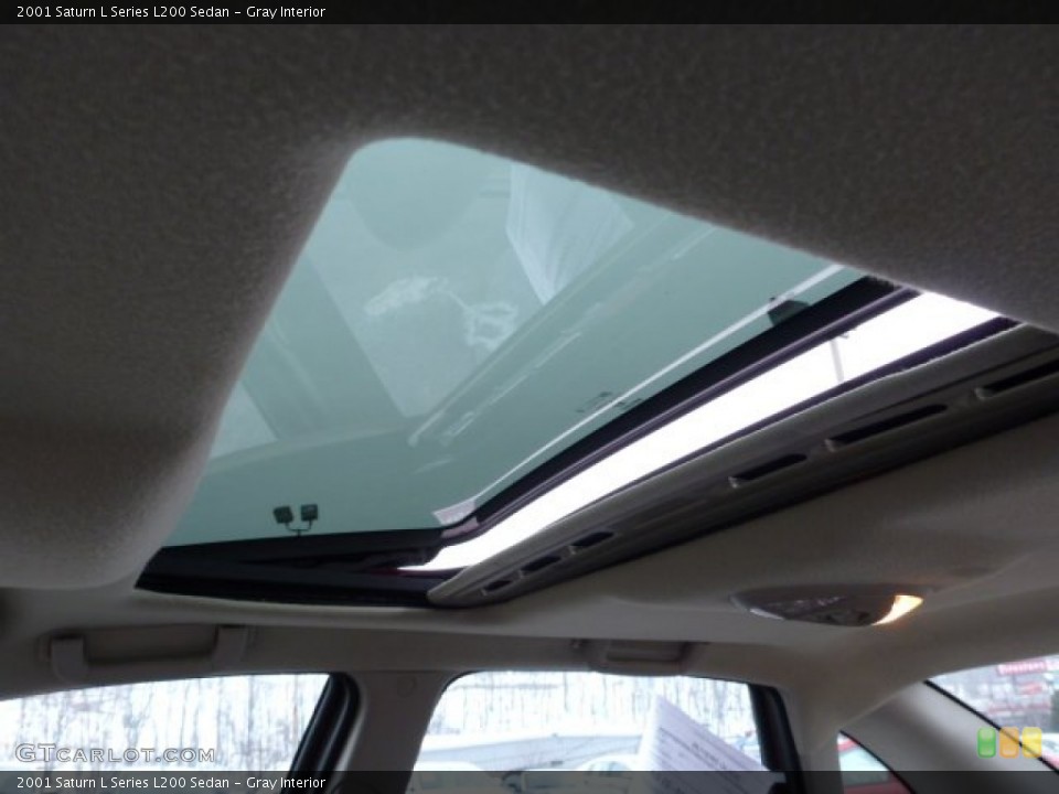 Gray Interior Sunroof for the 2001 Saturn L Series L200 Sedan #75668655