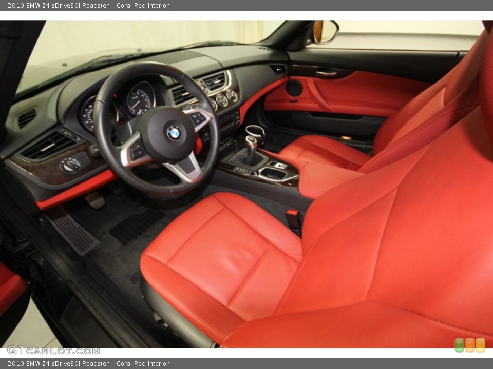 Coral Red Interior Prime Interior for the 2010 BMW Z4 sDrive30i Roadster #75670133