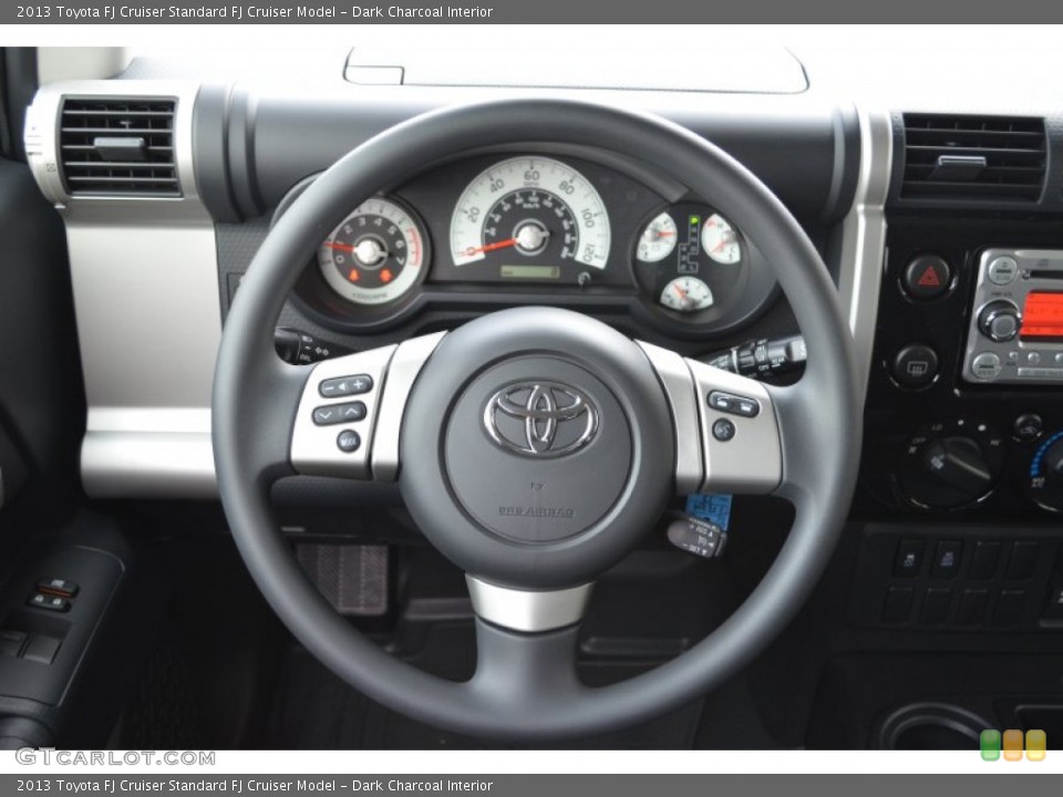 Dark Charcoal Interior Steering Wheel for the 2013 Toyota FJ Cruiser  #75670497