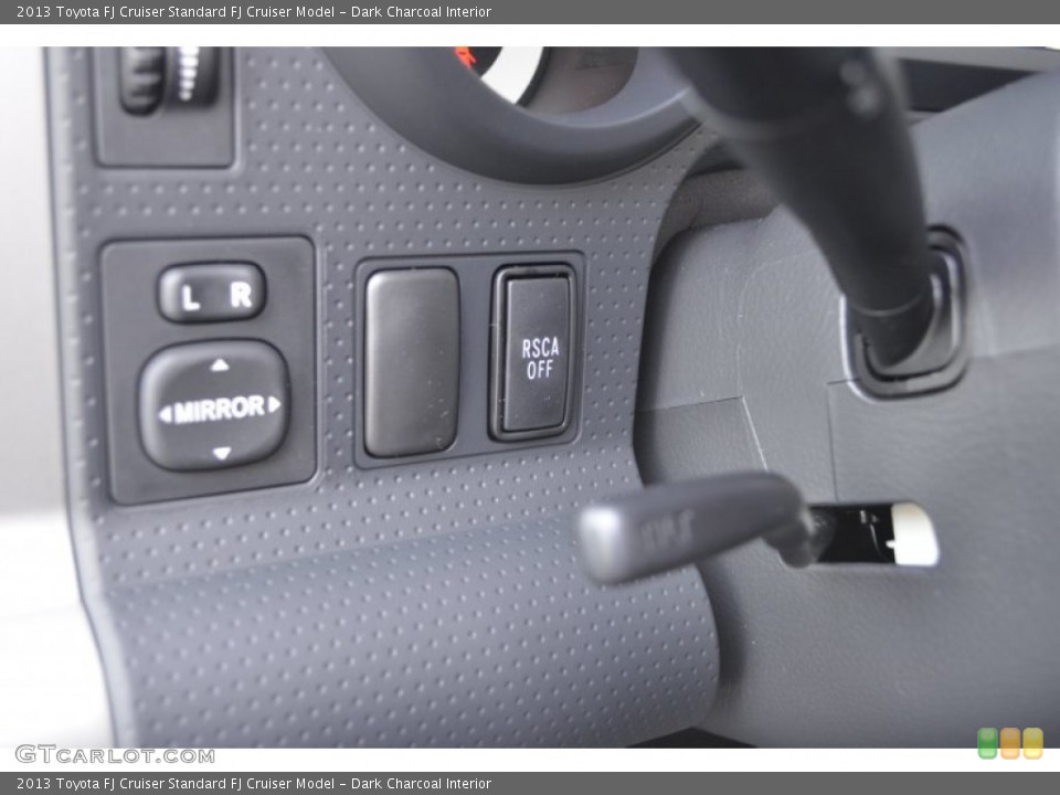 Dark Charcoal Interior Controls for the 2013 Toyota FJ Cruiser  #75670512