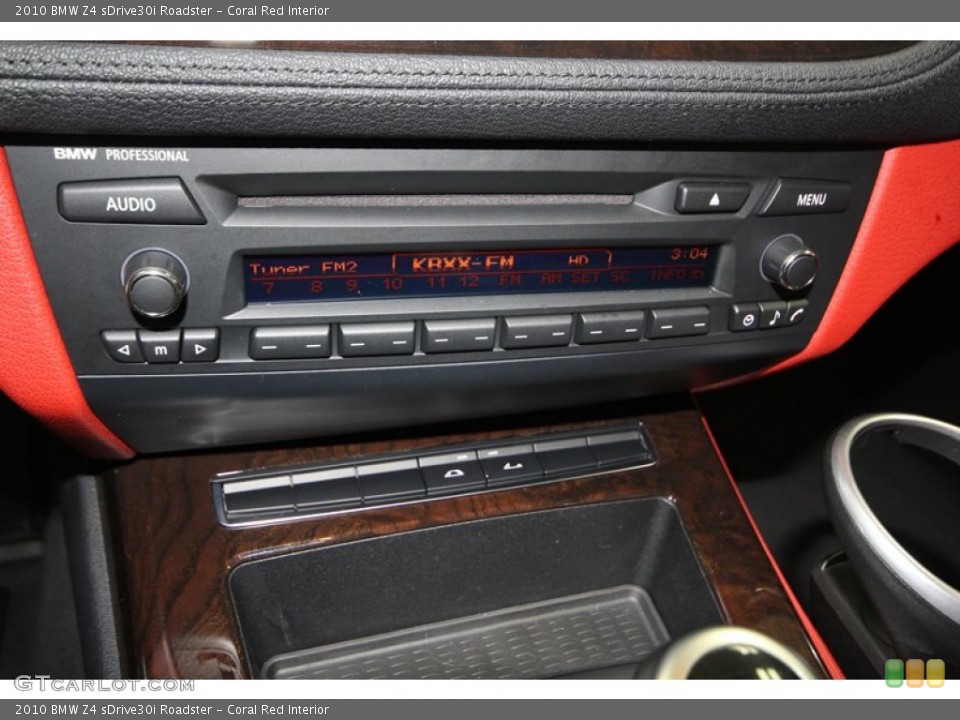 Coral Red Interior Controls for the 2010 BMW Z4 sDrive30i Roadster #75670560
