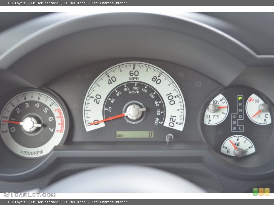 Dark Charcoal Interior Gauges for the 2013 Toyota FJ Cruiser  #75670587