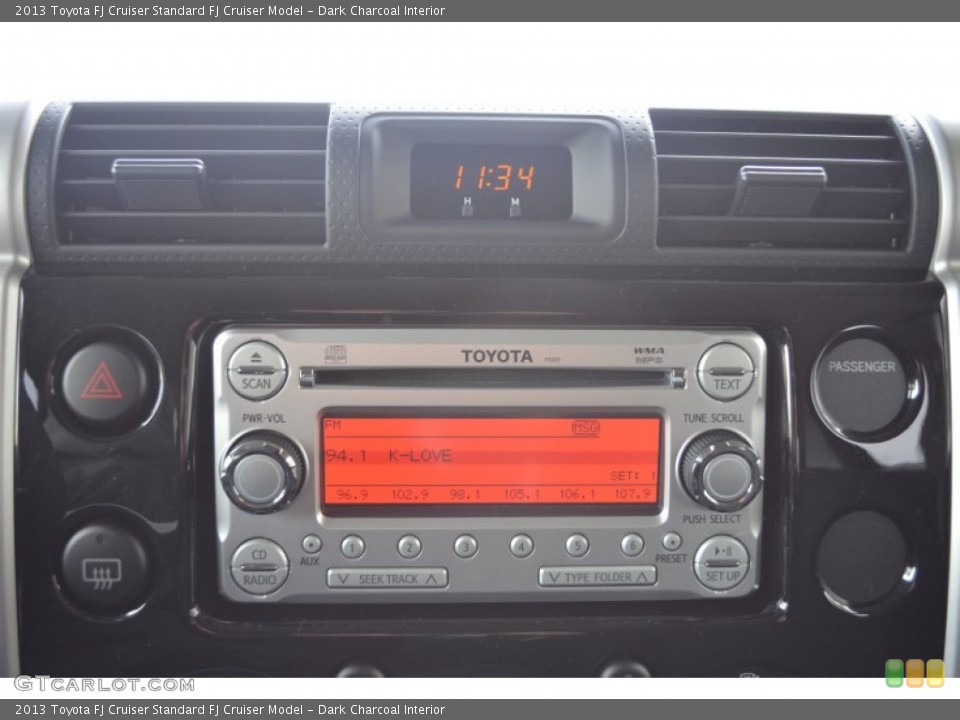 Dark Charcoal Interior Audio System for the 2013 Toyota FJ Cruiser  #75670602