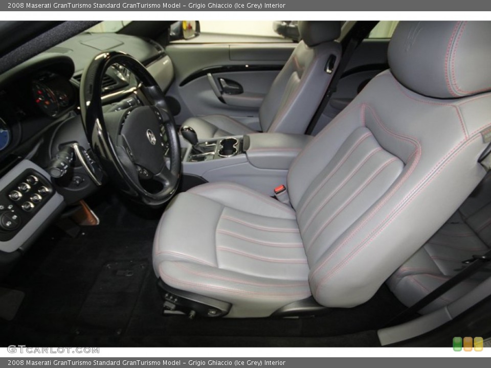 Grigio Ghiaccio (Ice Grey) Interior Front Seat for the 2008 Maserati GranTurismo  #75670935