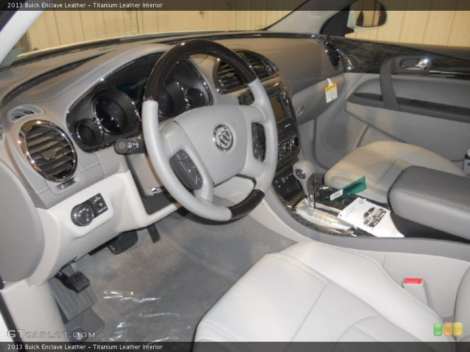 Titanium Leather Interior Prime Interior for the 2013 Buick Enclave Leather #75671079