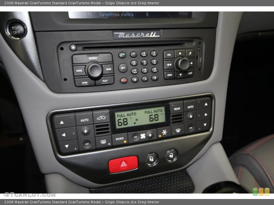 Grigio Ghiaccio (Ice Grey) Interior Controls for the 2008 Maserati GranTurismo  #75671328