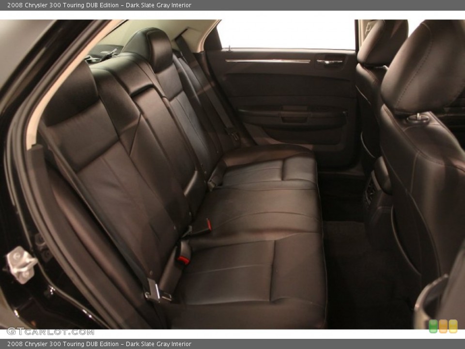 Dark Slate Gray Interior Rear Seat for the 2008 Chrysler 300 Touring DUB Edition #75671439