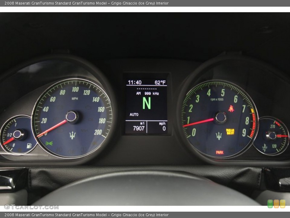 Grigio Ghiaccio (Ice Grey) Interior Gauges for the 2008 Maserati GranTurismo  #75671733