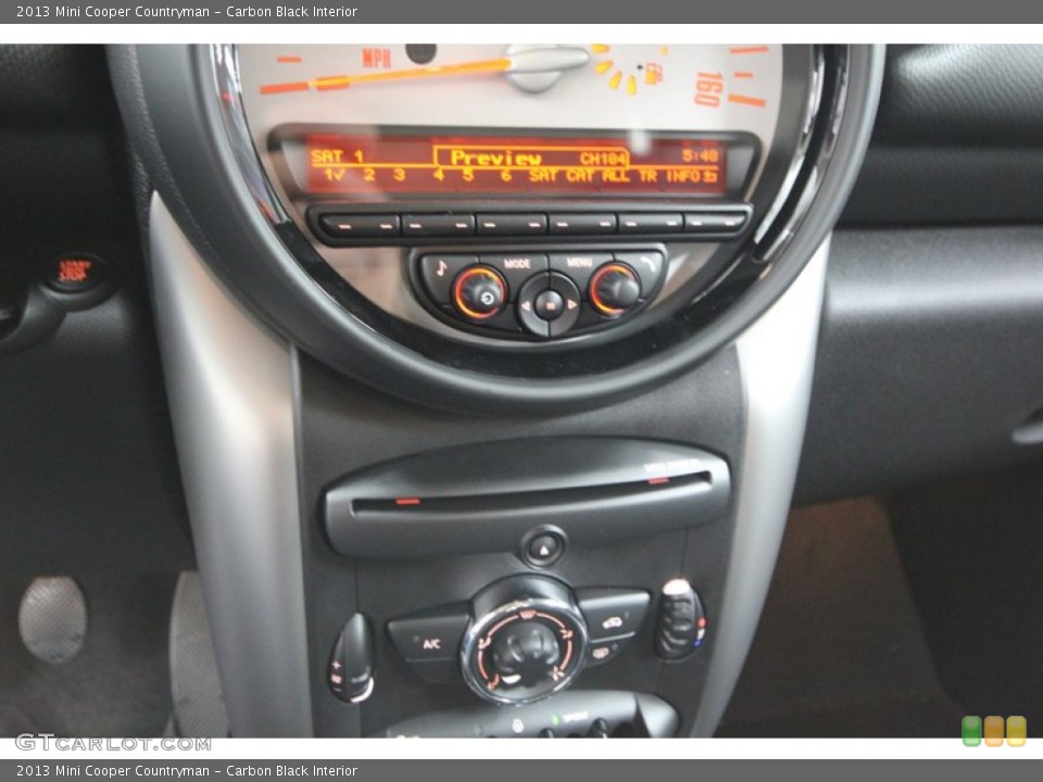 Carbon Black Interior Controls for the 2013 Mini Cooper Countryman #75672558