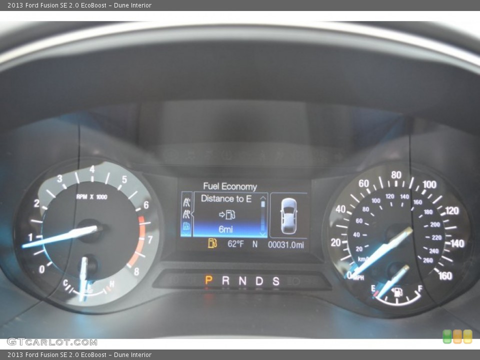 Dune Interior Gauges for the 2013 Ford Fusion SE 2.0 EcoBoost #75672864