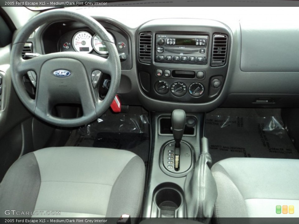 Medium/Dark Flint Grey Interior Dashboard for the 2005 Ford Escape XLS #75673320