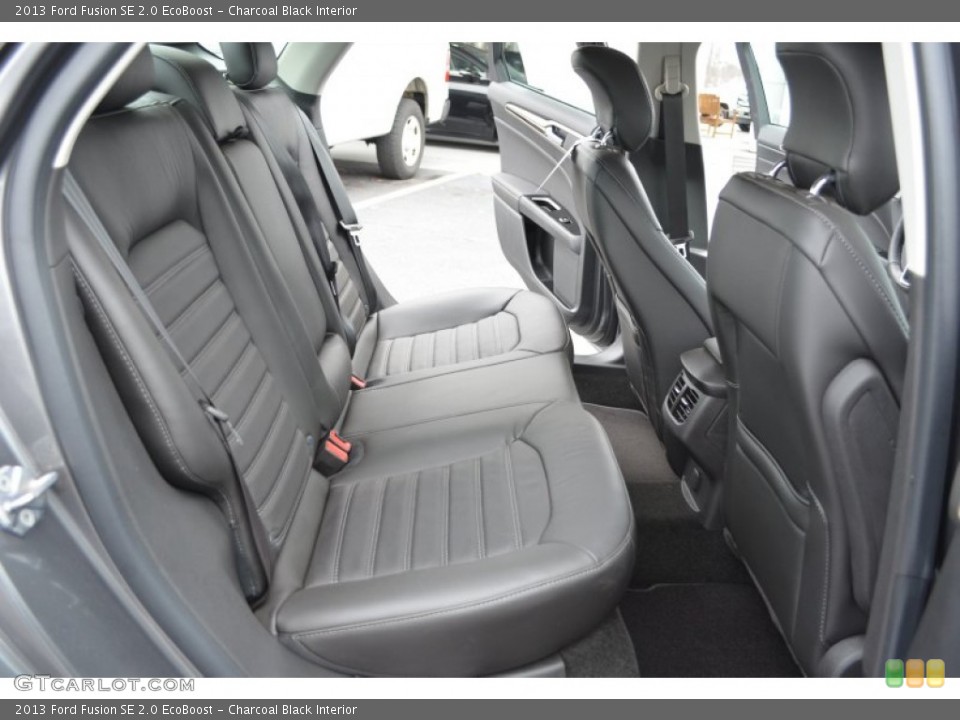 Charcoal Black Interior Rear Seat for the 2013 Ford Fusion SE 2.0 EcoBoost #75673430