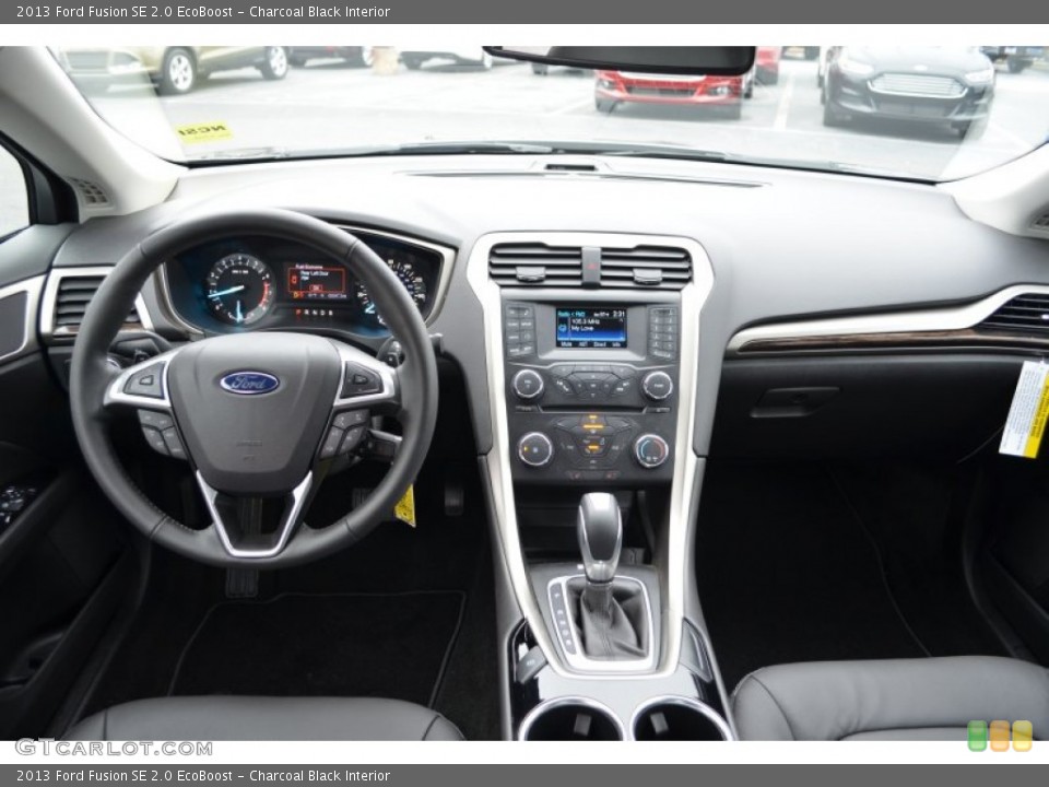 Charcoal Black Interior Dashboard for the 2013 Ford Fusion SE 2.0 EcoBoost #75673568