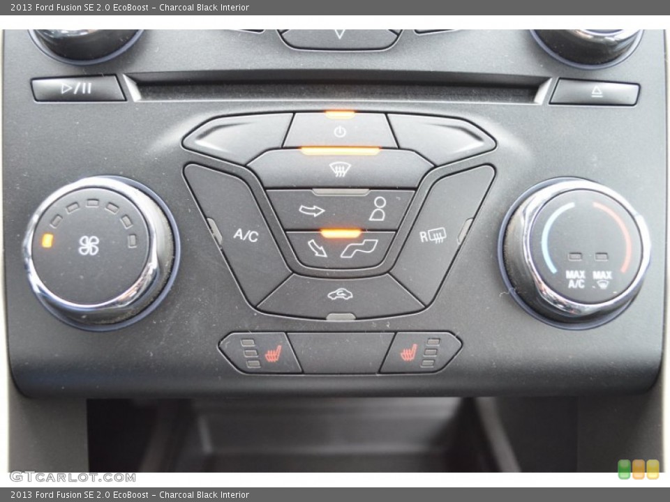 Charcoal Black Interior Controls for the 2013 Ford Fusion SE 2.0 EcoBoost #75673770