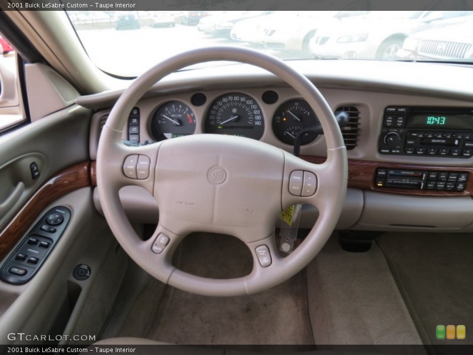 Taupe Interior Steering Wheel for the 2001 Buick LeSabre Custom #75674979
