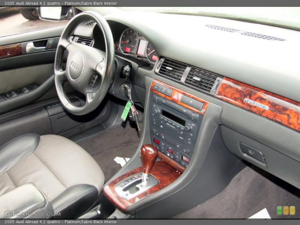 Platinum/Sabre Black Interior Dashboard for the 2005 Audi Allroad 4.2 quattro #75675858