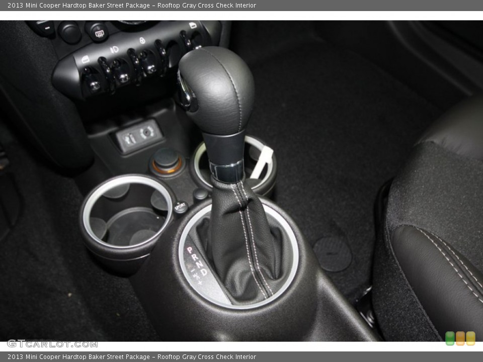 Rooftop Gray Cross Check Interior Transmission for the 2013 Mini Cooper Hardtop Baker Street Package #75675966