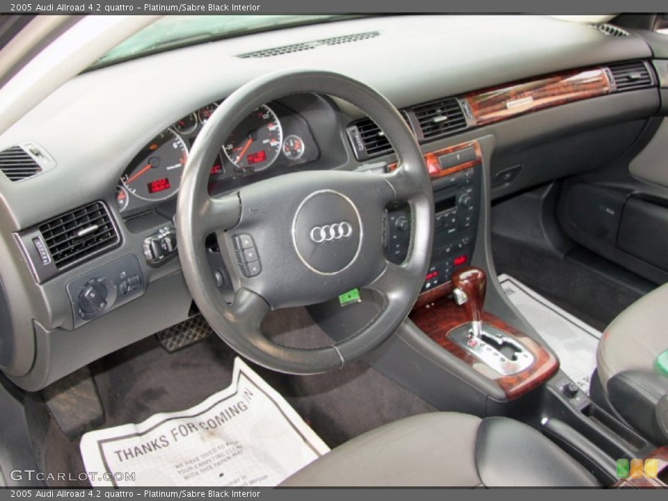 Platinum/Sabre Black Interior Dashboard for the 2005 Audi Allroad 4.2 quattro #75676050