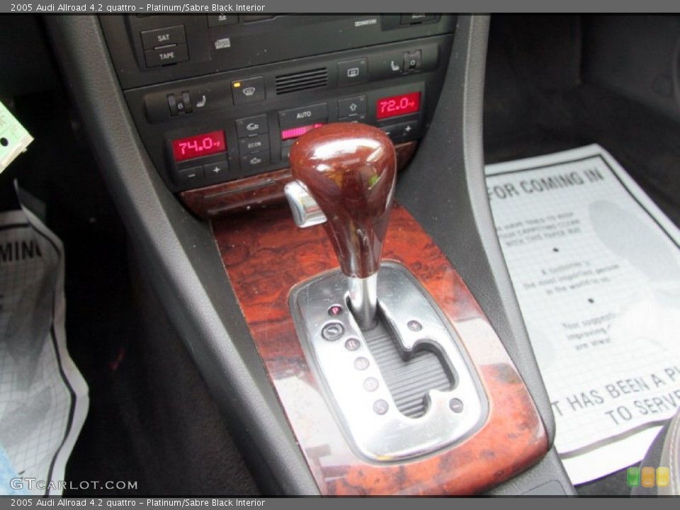 Platinum/Sabre Black Interior Transmission for the 2005 Audi Allroad 4.2 quattro #75676071