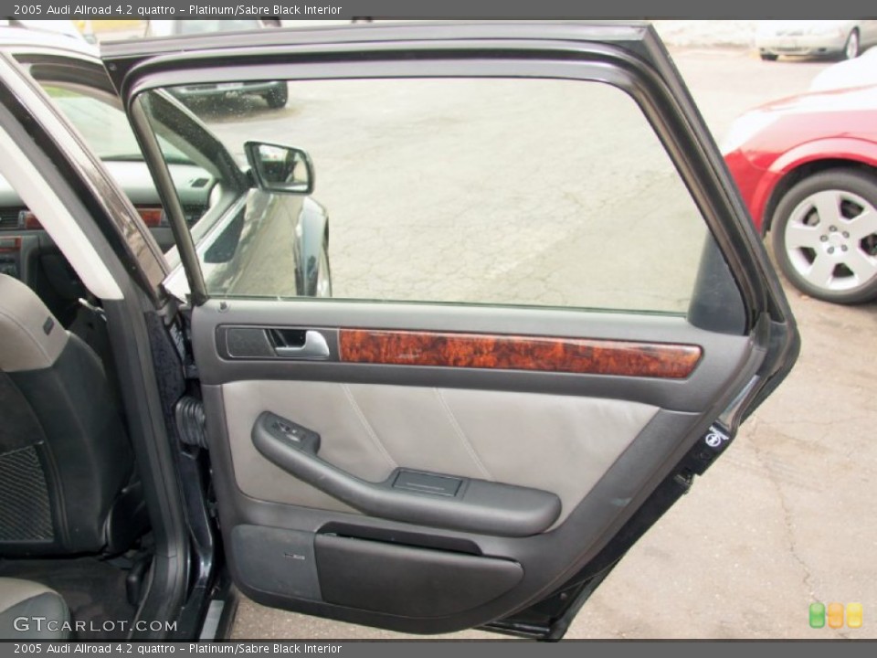 Platinum/Sabre Black Interior Door Panel for the 2005 Audi Allroad 4.2 quattro #75676137