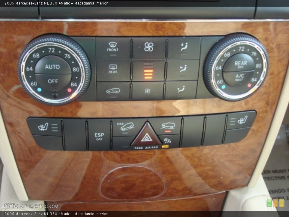 Macadamia Interior Controls for the 2006 Mercedes-Benz ML 350 4Matic #75677091