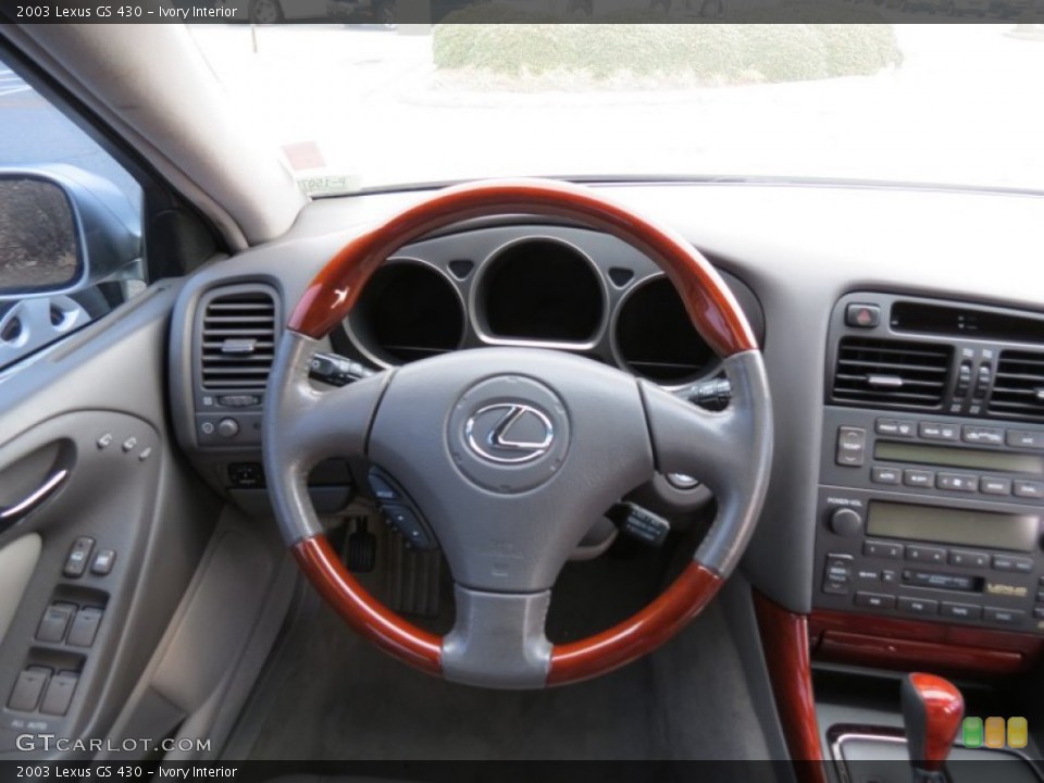Ivory Interior Steering Wheel for the 2003 Lexus GS 430 #75677640