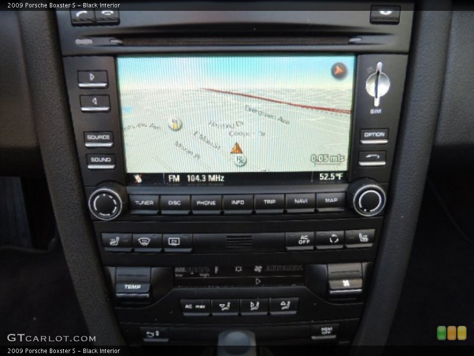 Black Interior Navigation for the 2009 Porsche Boxster S #75680241