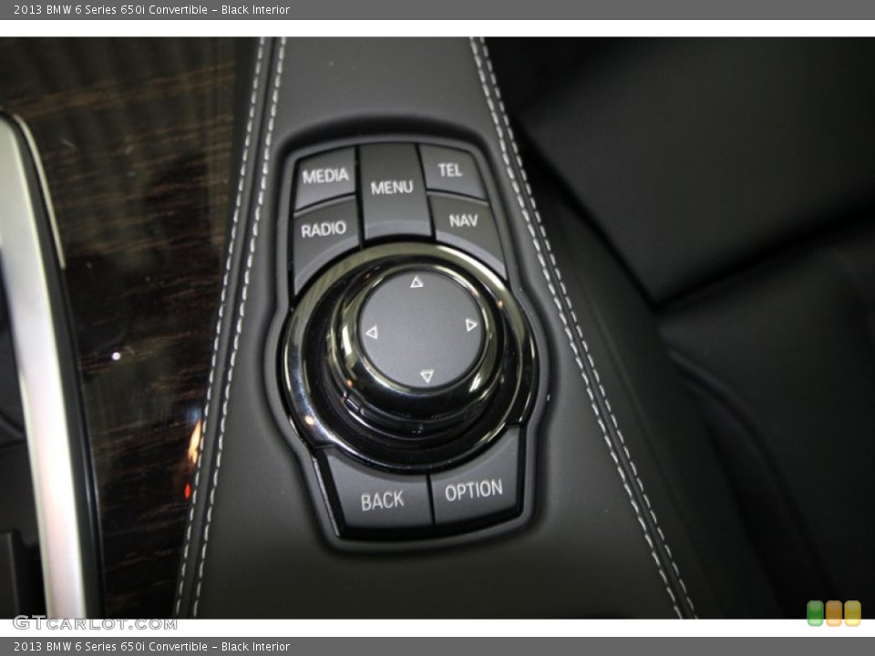 Black Interior Controls for the 2013 BMW 6 Series 650i Convertible #75681096