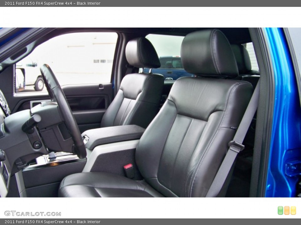 Black Interior Front Seat for the 2011 Ford F150 FX4 SuperCrew 4x4 #75682265