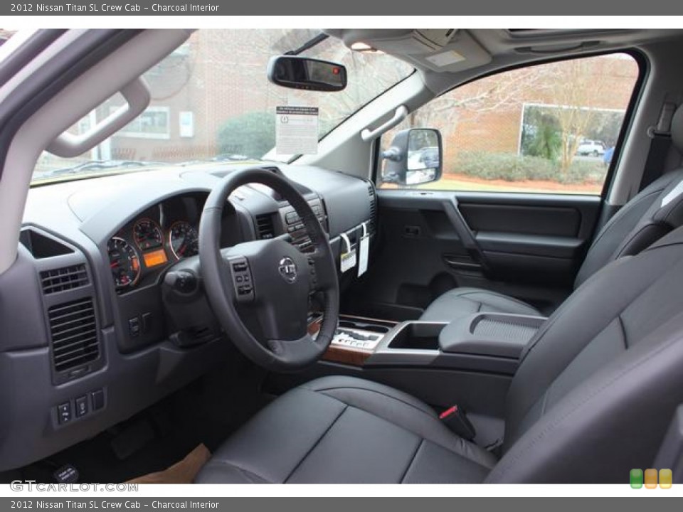 Charcoal Interior Photo for the 2012 Nissan Titan SL Crew Cab #75683151