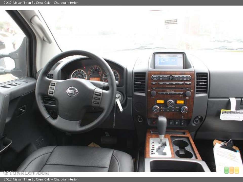 Charcoal Interior Dashboard for the 2012 Nissan Titan SL Crew Cab #75683181