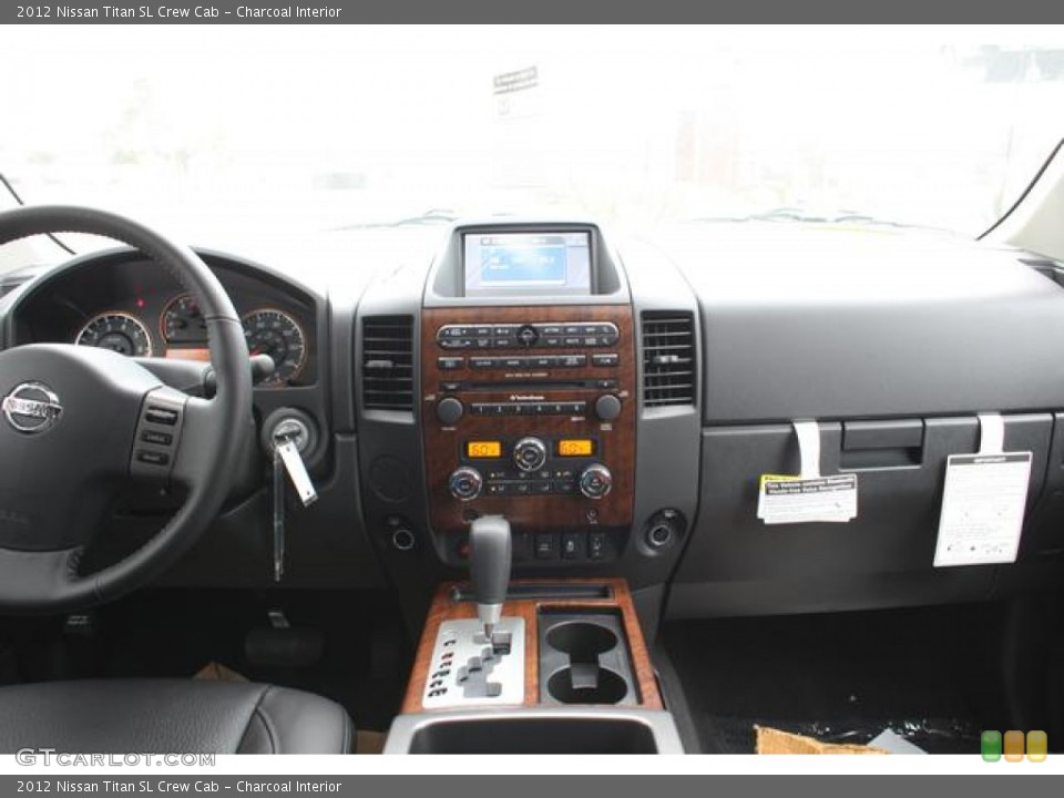 Charcoal Interior Dashboard for the 2012 Nissan Titan SL Crew Cab #75683202