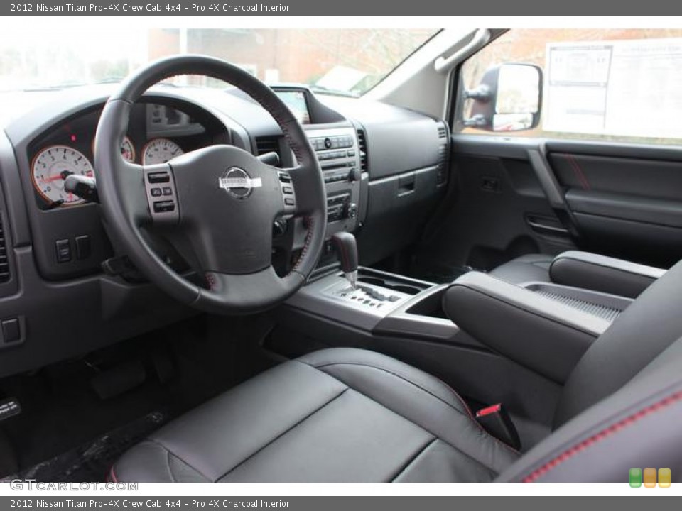 Pro 4X Charcoal Interior Prime Interior for the 2012 Nissan Titan Pro-4X Crew Cab 4x4 #75683544