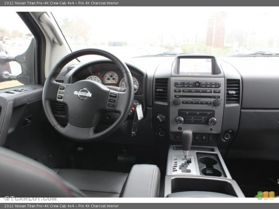 Pro 4X Charcoal Interior Dashboard for the 2012 Nissan Titan Pro-4X Crew Cab 4x4 #75683571