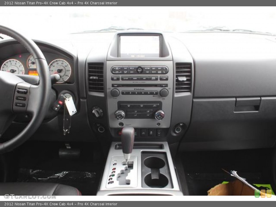 Pro 4X Charcoal Interior Dashboard for the 2012 Nissan Titan Pro-4X Crew Cab 4x4 #75683583