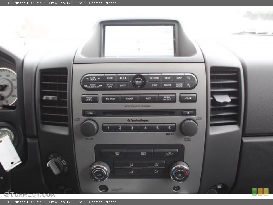 Pro 4X Charcoal Interior Controls for the 2012 Nissan Titan Pro-4X Crew Cab 4x4 #75683598