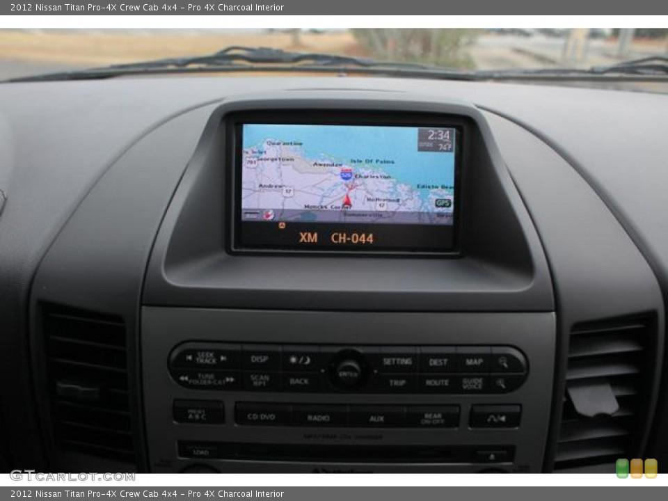 Pro 4X Charcoal Interior Navigation for the 2012 Nissan Titan Pro-4X Crew Cab 4x4 #75683612