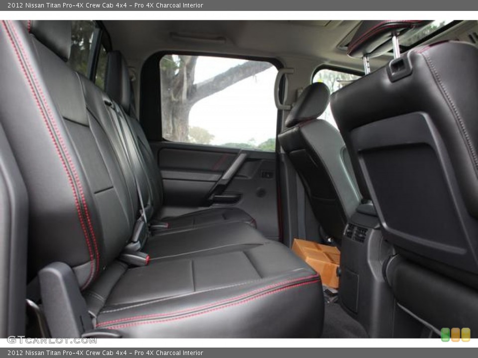 Pro 4X Charcoal Interior Rear Seat for the 2012 Nissan Titan Pro-4X Crew Cab 4x4 #75683634
