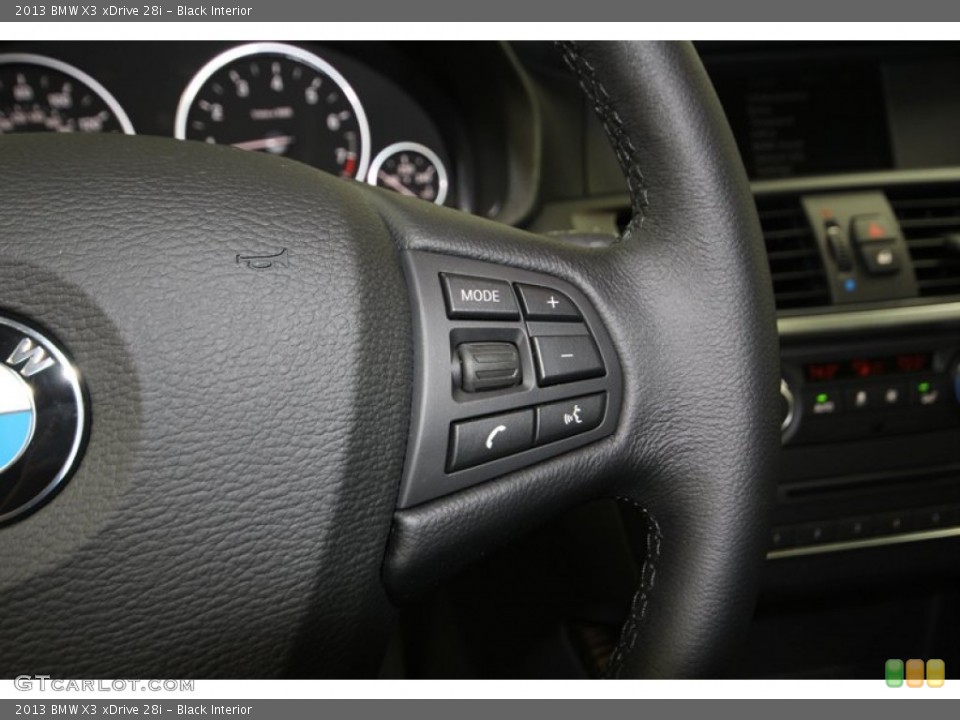 Black Interior Controls for the 2013 BMW X3 xDrive 28i #75683734