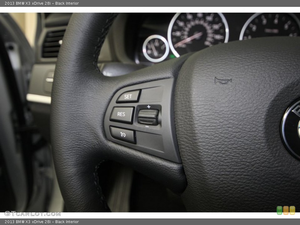 Black Interior Controls for the 2013 BMW X3 xDrive 28i #75683760