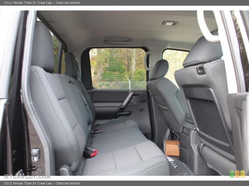 Charcoal Interior Rear Seat for the 2012 Nissan Titan SV Crew Cab #75684000