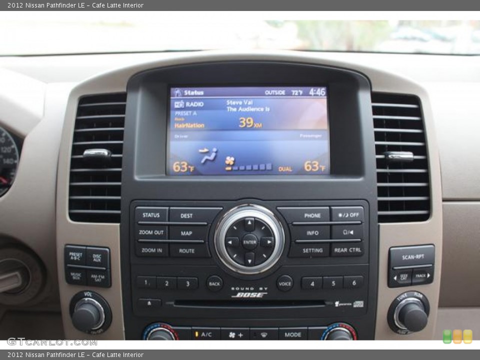 Cafe Latte Interior Controls for the 2012 Nissan Pathfinder LE #75684333
