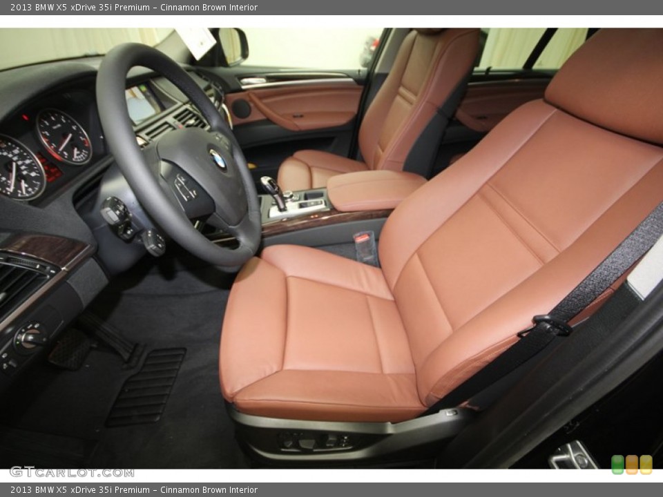 Cinnamon Brown Interior Front Seat for the 2013 BMW X5 xDrive 35i Premium #75685194
