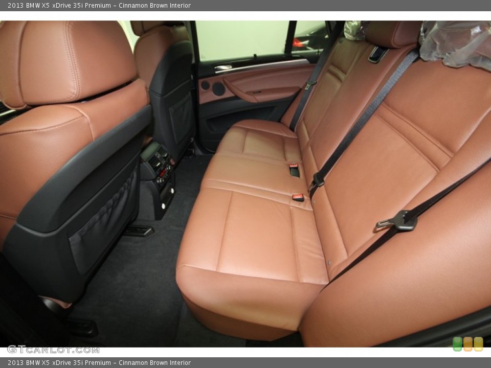 Cinnamon Brown Interior Rear Seat for the 2013 BMW X5 xDrive 35i Premium #75685383