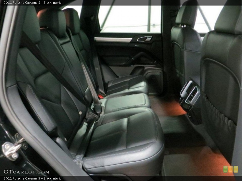 Black Interior Rear Seat for the 2011 Porsche Cayenne S #75687588