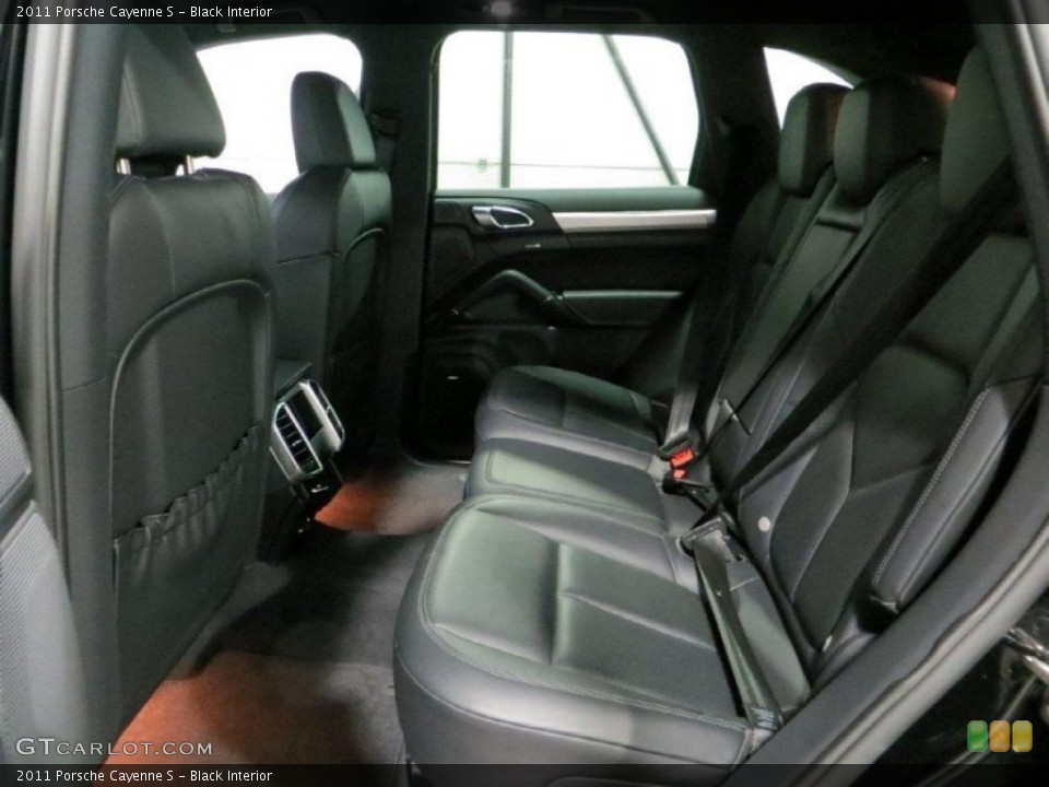 Black Interior Rear Seat for the 2011 Porsche Cayenne S #75687651
